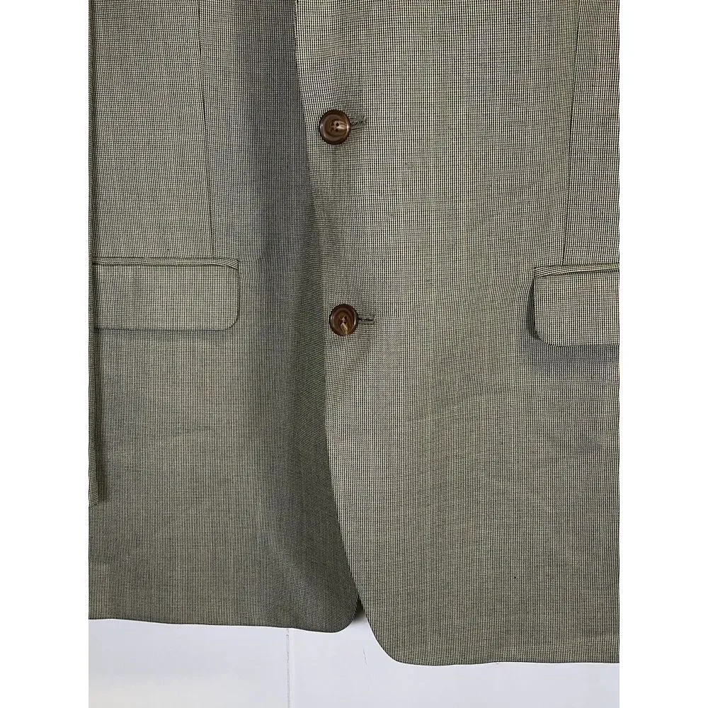Ralph Lauren Mens 46L‎ Beige Check Soft Blazer Sport Coat Suit Jacket Lined